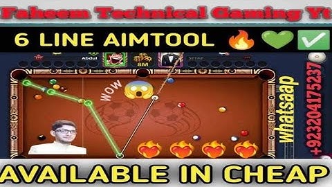 6 Line Aim Tool Free #8ball#snackhack#cheto#3line#easyvictory#short#shortsviral#shortvideos