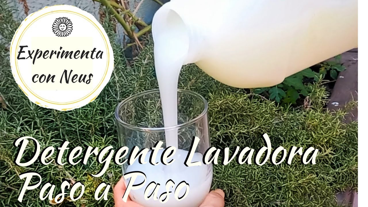 Detergente de lavadora paso a paso. Resolviendo posibles problemas
