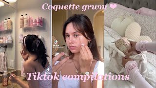 Coquette aesthetic GRWM ~get ready with me~ tiktok compilations