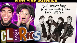 OH MY GOSH!| FIRST TIME WATCHING CLERKS (1994)| FIRST TIME WATCHING | MOVIE REACTION