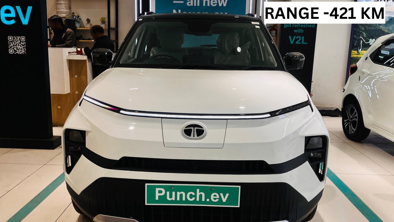 TATA PUNCH EV EMPOWERED + LONGRANGE ACFC -₹15.4 LAKH | LONG RANGE