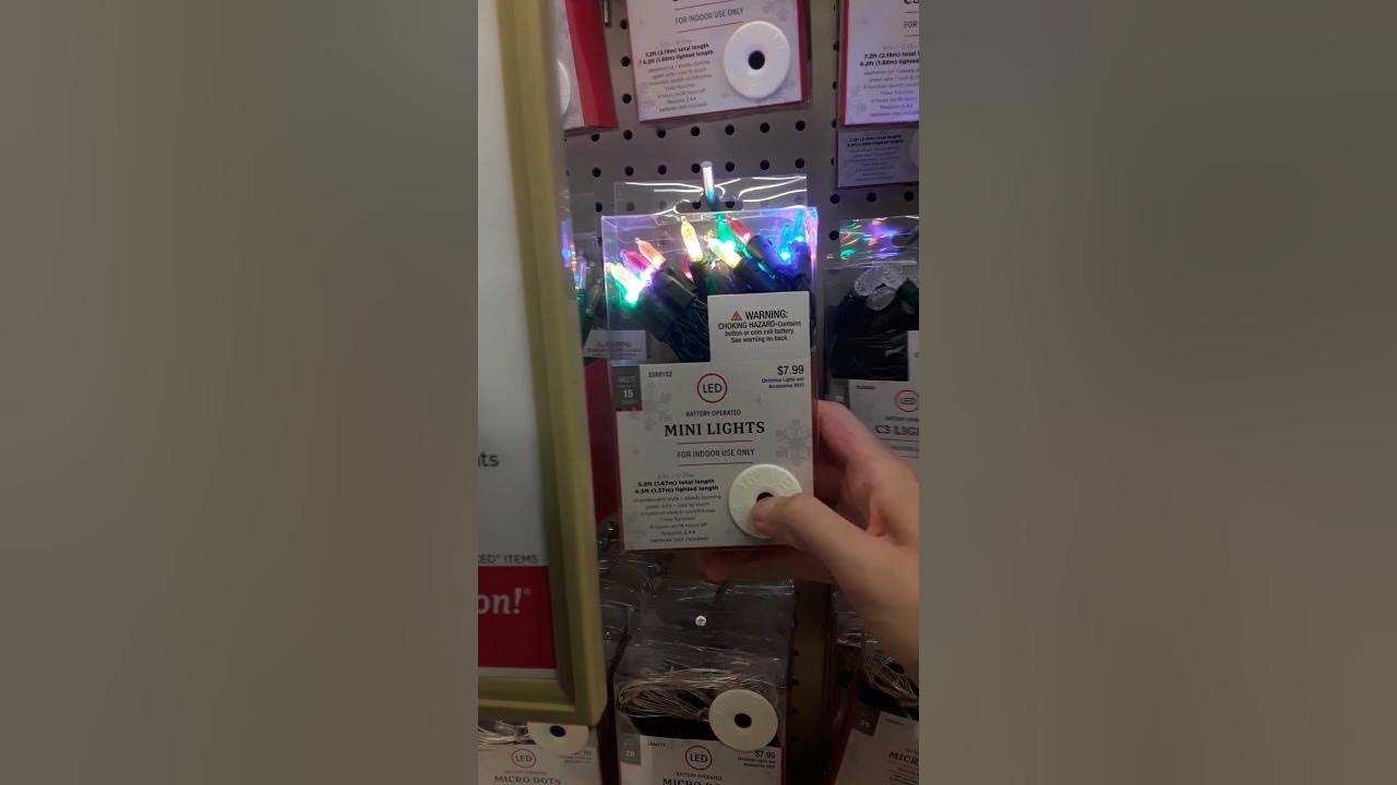 Battery Operated Mini Lights at Hobby Lobby YouTube