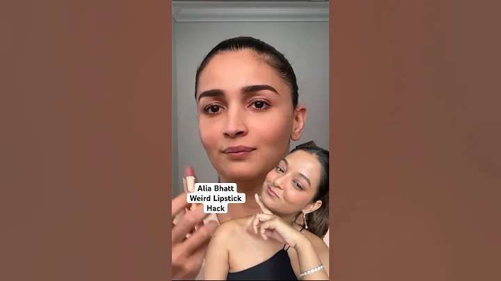 Alia Bhatt "weird" lipstick hack😂🥴Yay or Nay? #ashortaday #lipstick #hack - DayDayNews