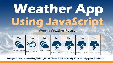 Build a Weather App with JavaScript: Step-by-Step Tutorial #Andmta_tube