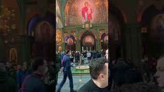 Icon of the Virgin Mary is bleeding - Cathedral of the Russian Military Forces.