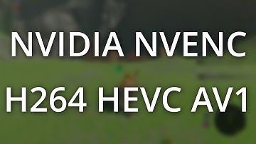 NVIDIA Encoder Comparison