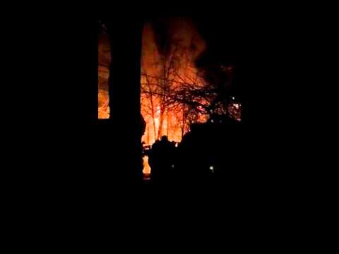 Взрыв газа в жилом доме - видео очевидца