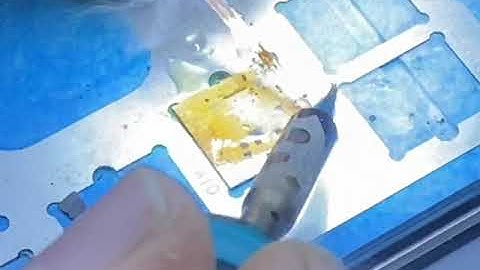 How to Remove, Reball and Reinstall the CPU for A12(iPhone XS/XS Max/XR) | Motherboard Repair