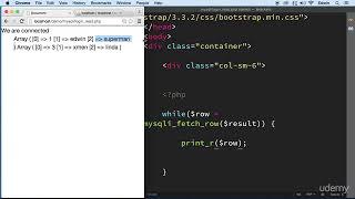 9  Reading Information in the Database with PHP- HOW TO USE DATABASE IN PHP - PHP COURSE CMS PROJECT