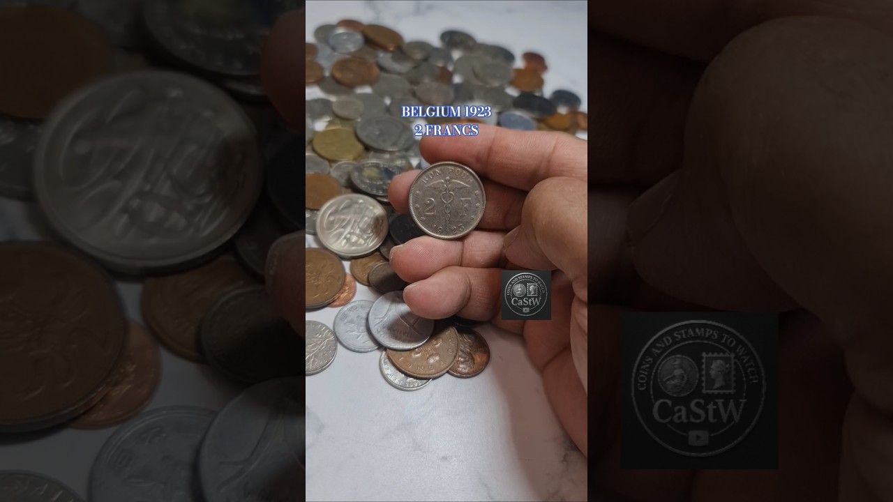 COIN COLLECTING: BELGIUM 1923 2 FRANCS 