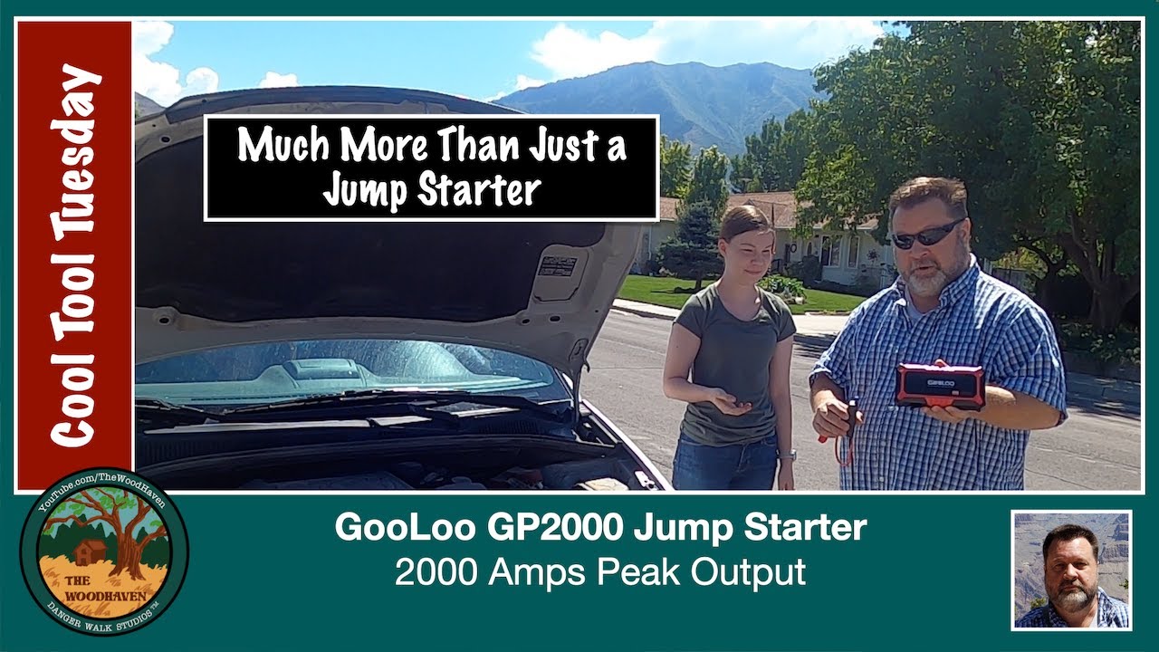 GOOLOO New GP2000 Jump Starter 2000A Car Starter Battery Pack (Up