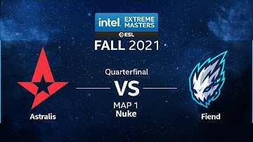 CS:GO - Astralis vs. Fiend [Nuke] Map 1 - IEM Fall 2021 - Quarterfinal - EU