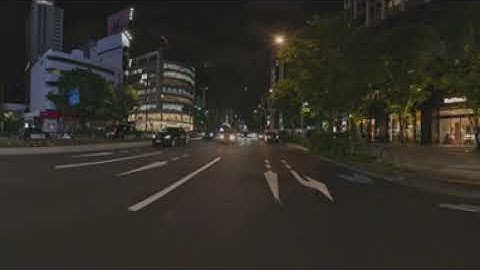 Night test shot with Kandao Obsidian Pro for Cinema, 12K24fps RAW, RAW to Log and graded to 709 conv