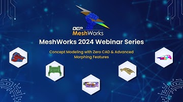 MeshWorks 2024 Webinar Series - Concept Modeling with Zero CAD & Advanced Morphing Features