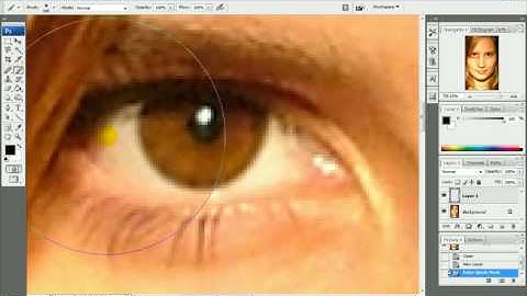 Changing Eye Color on Photoshop CS3 (The Easiest Way!!)