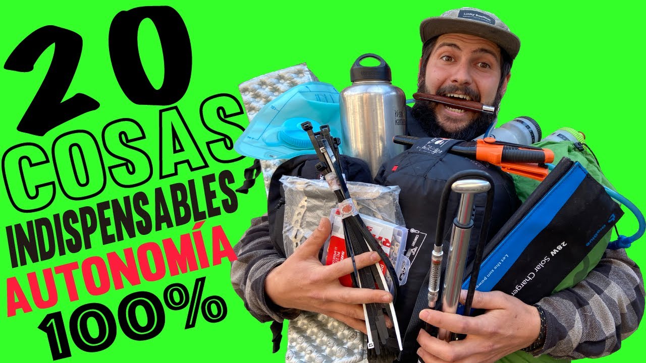 ✓20 cosas INDISPENSABLES para VIAJAR EN BICI 👌🏻100% EN AUTONOMÍA !! -  YouTube