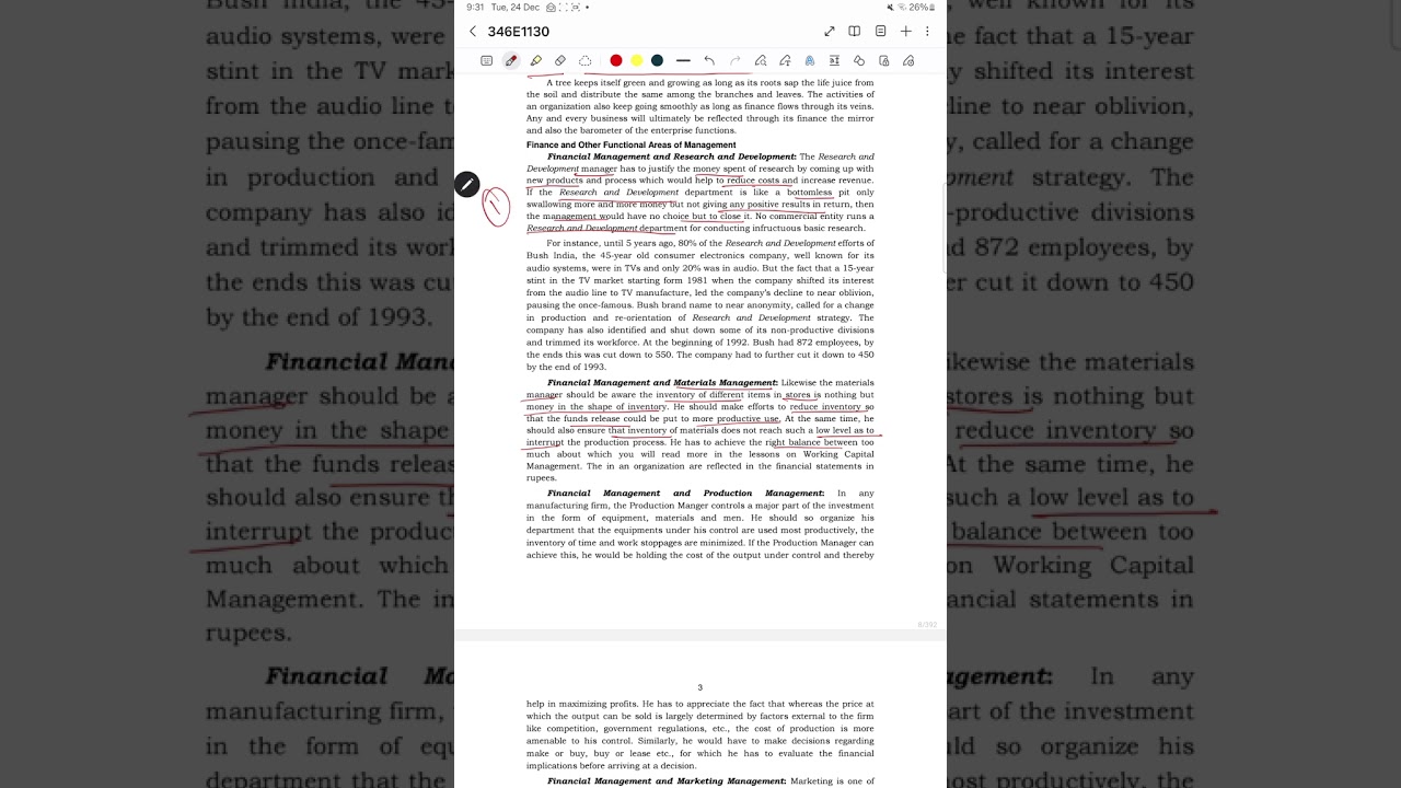 MBA Finance Management- Overview of Finance Management (Part 1) Annamalai university