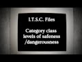 I.T.S.C. Files - Category class levels of safeness/dangerousness