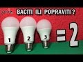 Kako popraviti LED sijalice ( od dve napraviti jednu ispravnu )