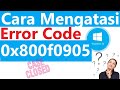 ✔ Cara Mengatasi Windows 10 Update Error 0x800f0905 / 0x800f0805