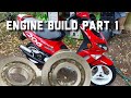 Peugeot Speedfight 2 project, Engine build part 1