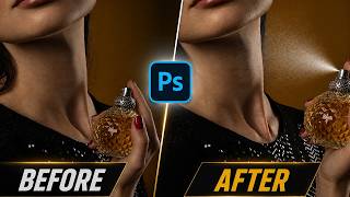 Create a Realistic Perfume Spray Effect in Photoshop | Before & After Photoshop Tutorial screenshot 4