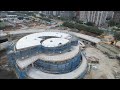 2025.10.28 淡江大橋工程 淡水端 燈柱彎頭焊接 ML2-U橋板施工概況 空拍直播
