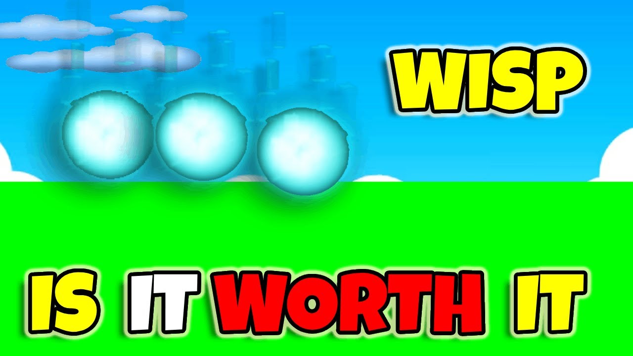 The New XP Giving Pet! Wisp Pet In Grow A Garden