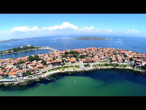 Flight over the Bulgaria