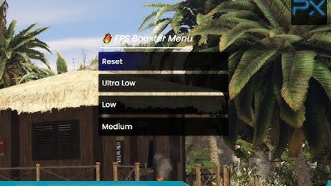 PX-FpsBooster For QBCore || FiveM || Free Download || Open Source