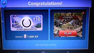 Microsoft Spider Solitaire Spider Grandmaster 1 (Level 110)