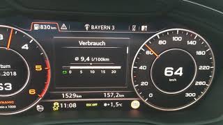 2018 Audi A5 Sportback 2.0 TDI 0-100 Launch Control