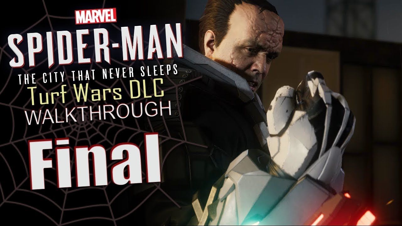 Spider-Man DLC Turf Wars Walkthrough Final Curtain! Hammerhead Boss & Ending (PS4) HD