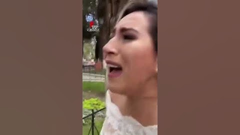 Bride caught groom cheating on their wedding day inside a limo.￼