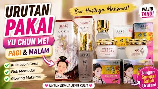 YU CHUN MEI MORNING & NIGHT ROUTINE‼️ Don't Get the Order Wrong for Maximum Results!