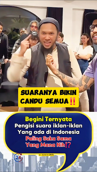 Begini Ternyata Pengisi suara iklan-iklan Yang ada di Indonesia, Paling Suka Sama Yang Mana Nih⁉️