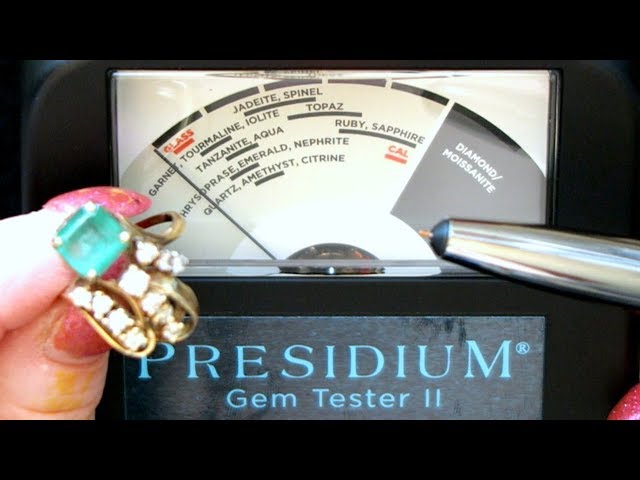 Presidium Gem Tester II (PGT II) - Testing Emerald, Diamond