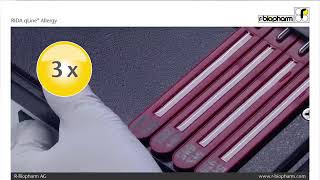 A RIDA   qLine®  Allergy    Test Procedure screenshot 5