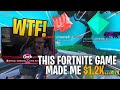 HOW I MADE $1.2K FROM THIS GAME OF FORTNITE.... (EMOTIONAL)