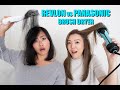 Revlon VS Panasonic Hair Brush Dryer Review!
