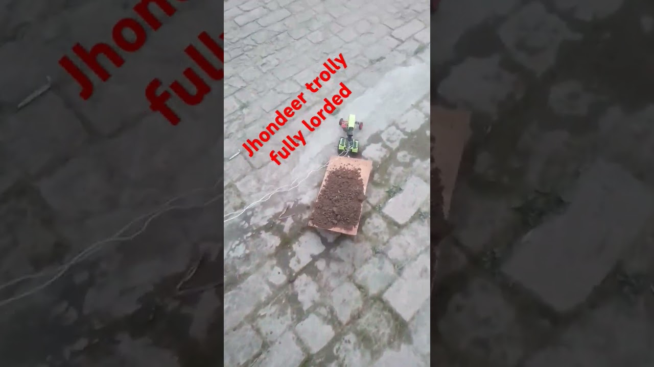 jhondeer power with big trolly fully lorded