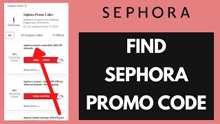 How To Find Sephora Promo Code 2026 | Discount Code