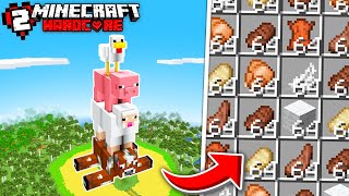 I Built the Ultimate Automatic Animal Farm in Minecraft Hardcore