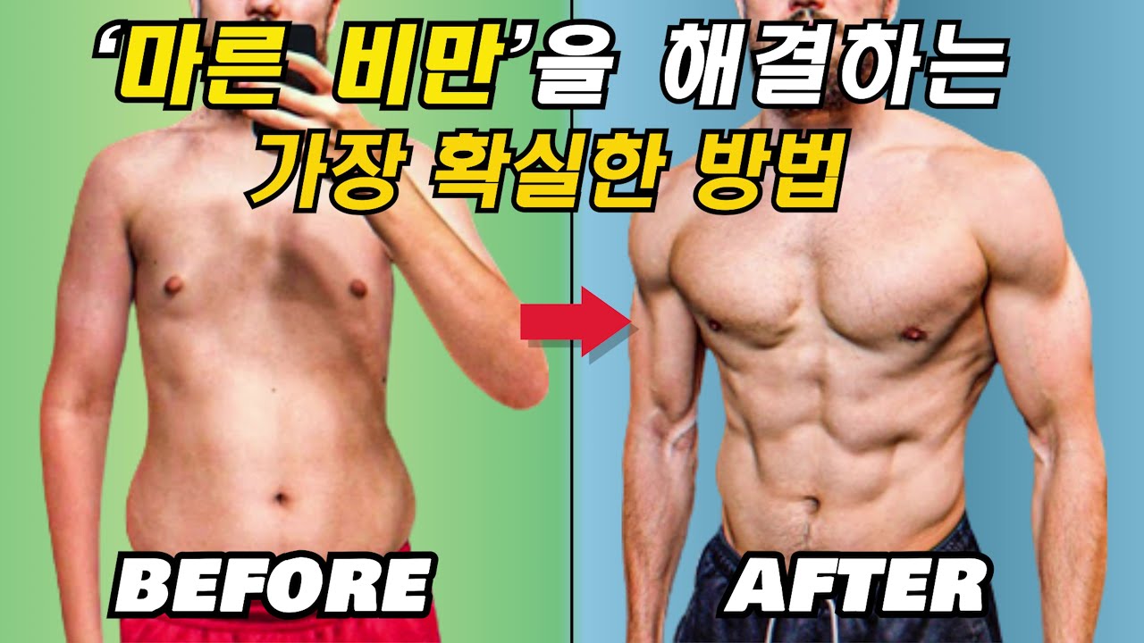 과학으로 입증된 마른 비만을 해결하는 진짜 방법 !  (남자 여자 모두 포함)