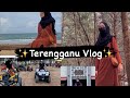 mini Terengganu vlog | nasi dagang atas tol, pasar payang, pantai, kuih ganu