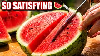Fruit Cutting Sounds 🍉 | No Talking Relax Sounds