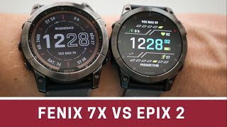 Garmin Fenix 7X vs Garmin Epix 2 [4K]