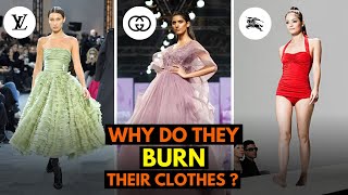 Why Do Luxury Fashion Brands Burn Their Unsold Goods? | Textile Waste | Fashion Materials |