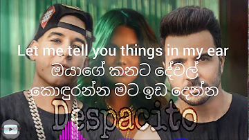 Luis Fonsi Ft.Daddy Yankee DESPACITO with Sinhala and English Lyrics Bn