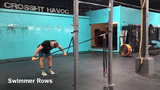 Swimmer Rows